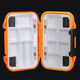 Haiyi Duo Lua Box Portable Waterproof Fishing Gear Accessories Box Multi-functional False Bait Lead Skin Fish Hook Space Bean Eight-Character Ring Storage Box Lua Box [Small size 11.5*6.5*3]