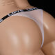 New Men's Sexy Unisex Thong Transparent Stockings Invisible Tight Sexy Low Waist Temptation Fully Revealed Unforbidden Briefs Sexy Underwear Tempting Sexy No-Take Off Sexy Underwear Pink XL 140Jin Jin is equal to 0.5kg