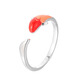 Hongzhuangnuo Lucky Koi Landing Silver Ring Female Entrance Exam Good Luck Student Ring Best Friend Little Tiger Ring Gift Female R0318 Koi Ring