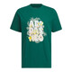 Adidas Neo Camiseta de cuello redondo para hombres y mujeres de manga de manga corta Neo