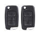 Taoqile es adecuado para Geely Emgrand EC715 EC718 EC820 Global Hawk GX7 British Folding Remote Control Clave Housing de tres teclas Reino interno normal