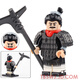 Fangcheng is compatible with small particle building blocks Ancient soldiers, Qin Shihuang's armor, military figures assembled children's toys XP653 Qin Wushen Generals 20 captains XP656 Qin Shihuang