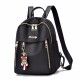 Ishidai Oxford cloth backpack, women's new Korean style student bag, versatile fashion travel bag, commuter women's bag, travel black