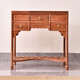 Tang Huangxuan mahogany furniture Burmese rosewood (scientific name: Big Fruit Rosewood) dressing table Ming style bedroom dressing table foldable dressing table + stool