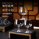 DELISOGA tall white wine cup, Xiantao cup, 2 or two cups, household glass, small brandy cup, red wine and foreign wine cup, 6-piece set, Xiantao cup - 95ml, 12 pieces, red and white universal