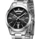 Casio (Casio) Herren Uhr Einfacher Männer Quartz Watch Black Disc Stahlgürtel MTP-1381D-1A