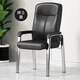 Youqixin sturdy office meeting and negotiation chair hotel conference room comfortable sedentary leisure chair chess and card room thickened mahjong chair gentleman black