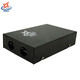 Huihong Times optische Faseranschlussbox Optische Kabel-Kabel-Kabel-Dehnung 4-Port 8-Port 12-Port 24-Port 48-Port 96-Kern Vollgestützt mit Heckfaserflansch-haltigem geschmolzener Faserscheibe optische Endbox optische Faserverlängerungsbox-Verteilungsrahmen [4-Port-leere Box] Quadratische Port SC/LC/LC