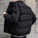 
Jeanswest cotton coat men's cotton jacket short winter thickened jacket men's cotton jacket bread jacket middle-aged and young winter men's trendy and versatile C136-8228-Black XL (130-140Jin [Jin equals 0.5 kg])