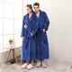 Fin de l'année, peignoir épaissi, pyjamas Velvet Beibei pour hommes et femmes, Yukata 1506 Gray Men 3XL de Flannel étendu et plus grand, 140-200jin [Jin équivaut à 0,5 kg]]]