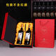 Boîte cadeau Vision Red Wine Boîte vide Boîte à vin à double support Boîte cadeau à vin rouge SN1694 Carton importé de bouteille d'origine simple sans ouvre