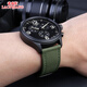 Adaptation Jinggong No. 5 Water Ghost Canned Nylon Canvas Watch Strap Xizhi City Photo Kinetic Energy BM847 Tianmeishi Haigu Military Watch Strap Men Blue-Steel Pin Cuff 21mm