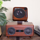 THINKYA A6 CD player retro all-in-one CD player speaker record CD player Bluetooth desktop wooden audio