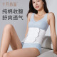 October crystal postpartum abdominal belt, ultra-thin breathable pelvic belt for caesarean section and natural delivery, 3-section abdominal belt + pelvic belt L (postpartum 100-130 Jin [Jin equals 0.5 kg])