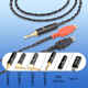Acrolink 4-Strang Sterling Silber Fever Earphone Upgrade Kabel Shure 846/IM50/UM3X/IE80/LS70 HD650 Apple/Lightning Plug