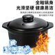 KANGSHU large-capacity casserole stew pot household high-temperature resistant clay pot open flame gas clay pot porridge pot stone pot orange 3.3L + 1.1L (3-5 people) damaged reissue