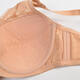 Hua Yan Qiao Nu Zi Lan Underwear SW7373 Bra Side-retraction Adjustable Thin Cup Large Bra Apricot Skin 80C