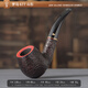 沙芬（SAVINELLI）意大利罗马烟斗石楠木P104过滤烟嘴手工实木烟斗男士进口礼品 【百年经典】【677大号白兰地】