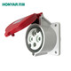 HONYAR WASGERFORTE INDUSTRIAL-STECKER 4 Kern vier Löcher 16A32A63A Aviation Stecker Buchse IP44 Ausrüstung Netzteil / männliches und weibliches Kopf-Plug-In Offene und verdeckte / hohe Leistung 16A4 Loch versteckte gerade Körpersitz Hy1390