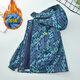 Disney children's jacket three-in-one autumn and winter plus velvet thickened children's clothing boys' jacket spring and autumn mid-to-large children's sportswear blue integrated velvet 9922 size 110 size recommended height 100-110cm Age 4-5