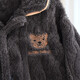 Langsha Pajamas Coral Velvet Men's Coral Velvet Automne et hiver Plus Velvet Les vêtements de revers épaissis en velours peuvent être portés à l'extérieur pour un ensemble simple de deux pièces [épaissi] Broidered Bear 2xl [145-175jin [Jin est égal à 0,5 kg]]]