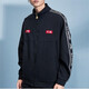 Li Ning jacket, men and women, 2024 new cardigan, long-sleeved loose casual couple knitted sports jacket, AFDS983 elegant black [same style] M