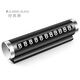 Dipur mobile phone number plate temporary parking plate mobile phone number plate aluminum alloy car parking plate car supplies black