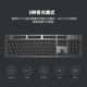 
Logitech K845 mechanical keyboard wired gaming e-sports computer office full size luminous 104 keys mouse keyboard set black myth Wukong K845 (crimson)-red axis