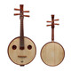 Huqiu Marke Ruan Hualimu Kinder Ruan Anfänger und Anfänger und Untersuchungen der Erwachsenenklasse, um Suzhou Folk Musical Instruments HQ6231C Rosemu Imitation Tang Majors Zhongluan zu spielen