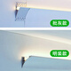 客厅免吊顶腰线回光洗墙灯槽铝合金型材隐形明装led向上发光灯槽 XT695腰线灯槽批灰款无光源 其他