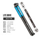 LEZYNE Lite Drive bicycle pump portable high pressure pump mountain road bike American and French nozzle pump accessories L-4855 [polished silver] S code 180mm
