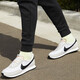 Nike (Nike) Zapatos para hombres 2025 Nuevo verano Ligero Retro Tendencia Retro zapatos Waffle Zapatos informales Bajos Dh1349-100 Negro/blanco/gris claro 44