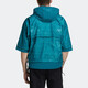 Adidas Siscutirshirt para hombres 2024 2024 Spring y otoño Autum a prueba de viento Sportswear Breatable Casual Chaqueta media Pulter de cremallera HE9 HE9928 Duck Green M