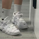 耐克（NIKE）女鞋2025夏季新款Air more Uptempo皮蓬减震篮球鞋大童运动休闲鞋 DH9719-100白色 37.5