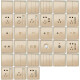 
International Electrician 86 wall switch socket five-hole socket panel with switch oblique five-hole network cable network usb air conditioner plug five-hole