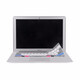 Yikelai Apple MacBook Air13.3 pouces Old ordinateur portable Film de clavier Film de protection en silicone (A1466 / A1369) Clé de raccourci PS Version EA010STW