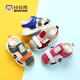 Lala Pig summer new baby soft-soled toddler shoes for boys and girls functional shoes for girls and toddlers sandals 1-3 years old 2-1 dark green size 22 / inner length 14.5cm (suitable for feet about 14.5cm long)