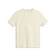 
Jinba Men's Clothing 2025 Spring and Summer New Men's Round Neck T-shirt Casual Short Sleeve FTCE1343 Milk White L (175)