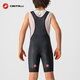 Castelli scorpion boys and girls cycling jersey bib shorts professional tailoring aerodynamic optimized design 4522073 101 black/white label 3XS