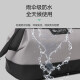 LATIT [JD.com’s own brand] cosmetic bag, business travel, splash-proof toiletry bag, fitness travel storage bag, cosmetic bag, large-capacity portable shower bag, gray