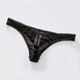 IOSN Herrenunterwäsche Herren transparent Mesh Tanga Sexy Trendy Herrenunterwäsche weiß m