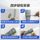 Xinfei universal pulsator washing machine drain pipe extension pipe extension pipe washing machine sewer pipe hose Haier Little Swan Midea and other universal with clamp 1.5 meters