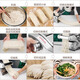 Jingyan [Home Small Electric] Noodle Machine Fully Automatic Noodle Pressing Machine Electric Commercial Small Household Machine Multi-functional Noodle Kneading Dumpling Skin Heluo Noodle Skin Skin Stainless Steel Machine One-Knife Type [Noodle Pressing Slice + Dumpling Skin + 2 Types of Noodle Pressing] Stainless Steel Noodle Knife