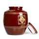 Ceramic wine jar wine jar thickened with sealing ring wine storage earthenware jar water capacity is about 20Jin Jin is equal to 0.5kg + sealing lid