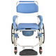 Wei Yikang Watheed inodoro interior móvil silla de inodoro discapacitada sillón de inodoro cuidado del paciente asiento paciente silla de baño con rueda 698b silla de enfermería de ruedas grandes