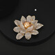 Camalon brand brooch for women 2025 new trendy high-end flower design luxury pearl accessories suit coat corsage gold