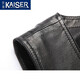 KAISER Leather Vest Men's 2025 Autumn and Winter New Genuine Leather Vest Men's Suit Vest Men's First Layer Cowhide Vest Vest Broken Size Black XL Suitable for 115-130 Jin Jin equals 0.5 kg