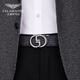 Falamaone Brand Herrengürtel Echtes Leder Automatische Schnalle Business Pants Belt Boy Geburtstagsgeschenk für Freund Ehemann [Counter Gift Box] PD844Q Gun Buckle-Print-Muster 115 cm -130 cm zufälligkontakte Kundendienstdesign