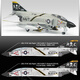 ACADEMY爱德美 1/72美国战斗轰炸机拼装军模仿真摆件进口礼物模型 F-4J 鬼怪/骷髅战斗机 12529