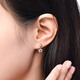 Yuan Shengfu's new PT950 fashion boutique star platinum earrings, fashionable and versatile platinum earrings, 2.36g